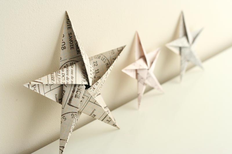 origami christmas stars