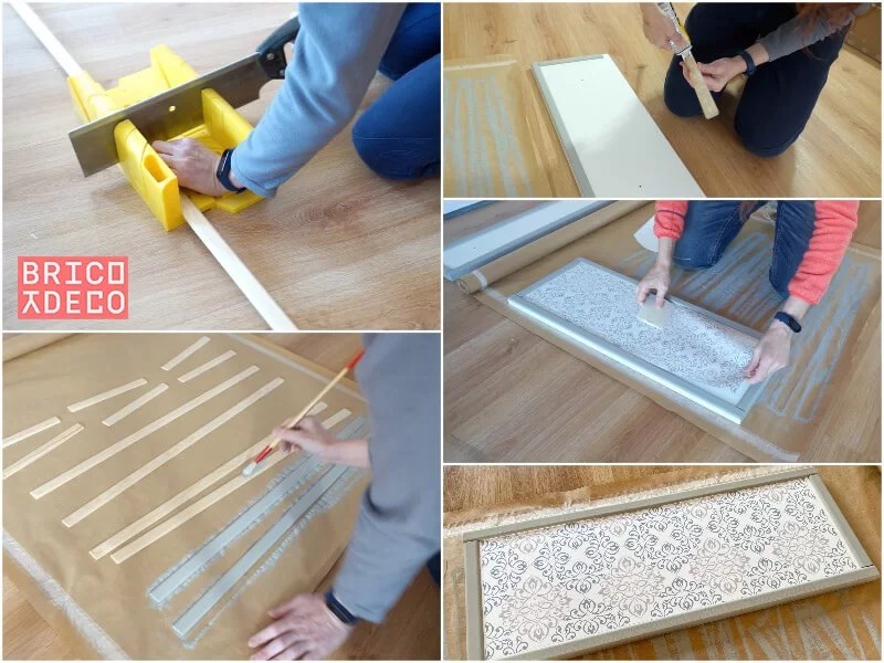 cover the drawers with decorative vinyl