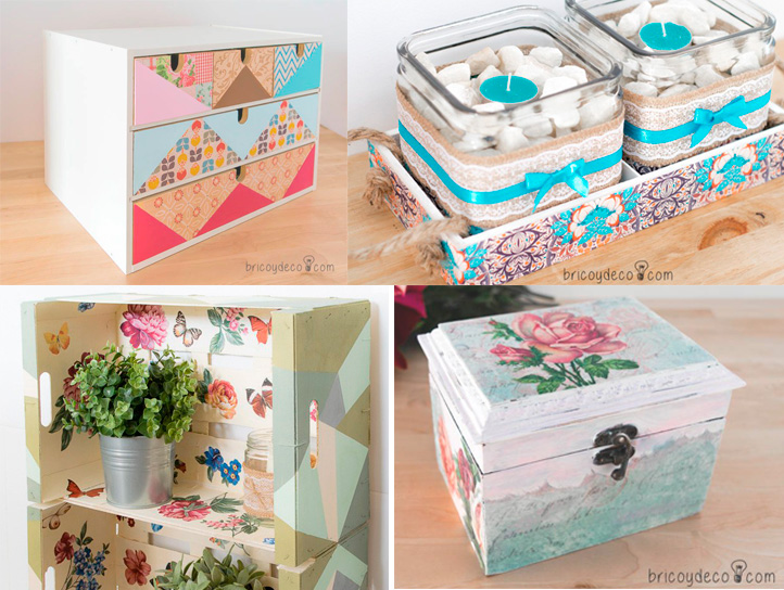 decoration with decoupage 