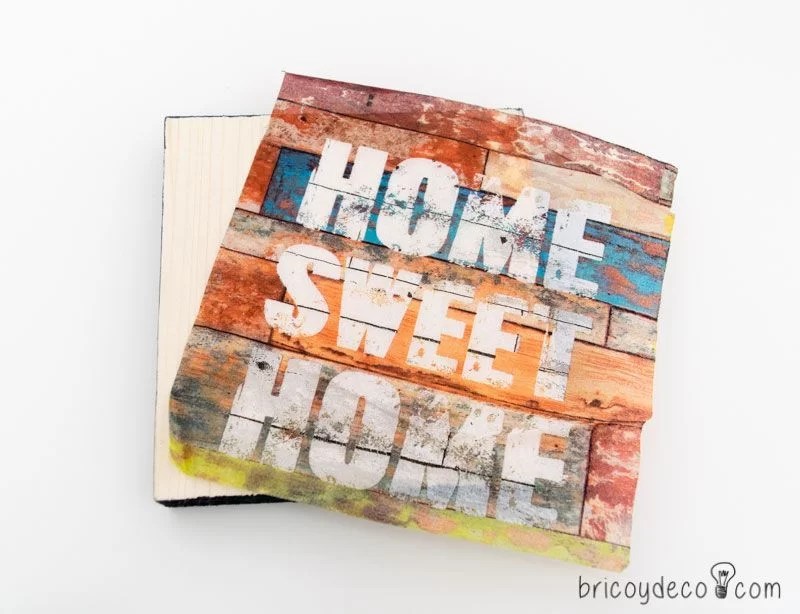 recycle to decorate with the decoupage technique