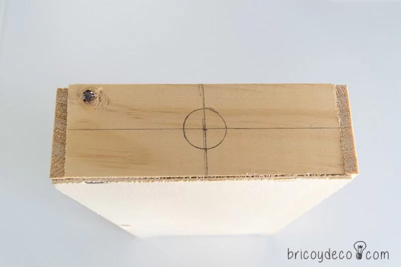 drill a wooden box