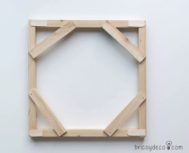 wooden frame for tray