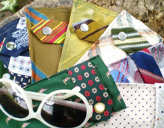 recycle a shirt into a glasses case