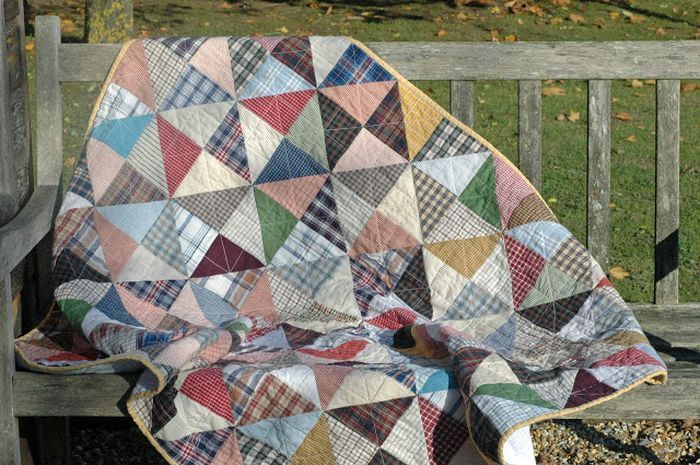 recycle a shirt into a quilt