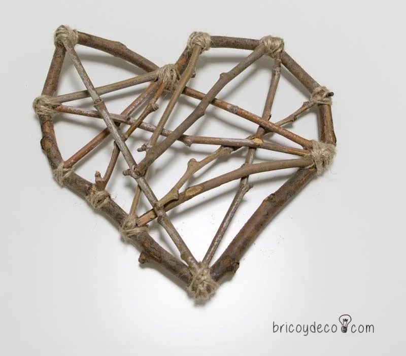 heart with dry branches