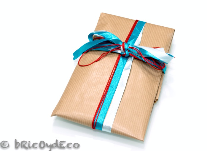 wrap gifts with satin ribbons