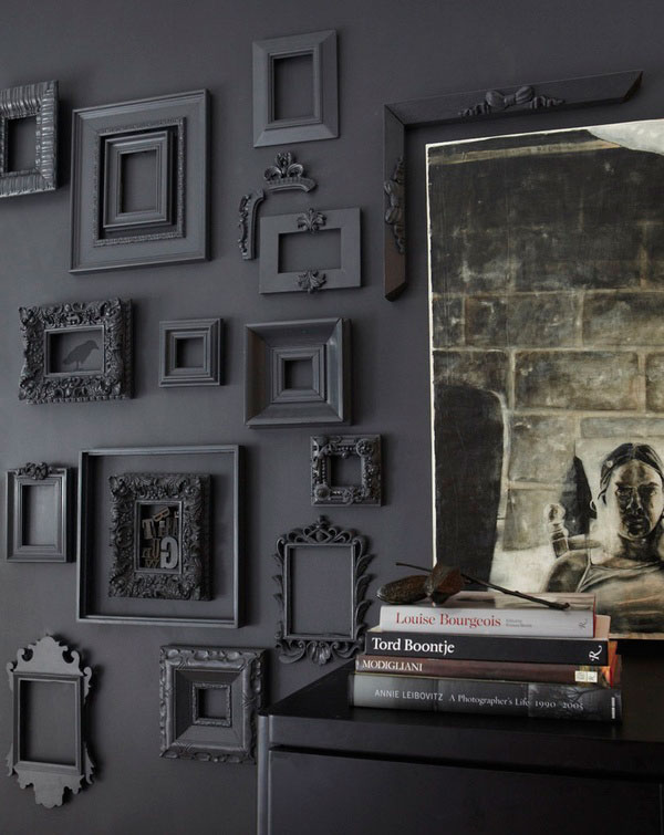 decorate with picture frames 