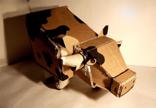 creative recycling of crafts with cardboard 68