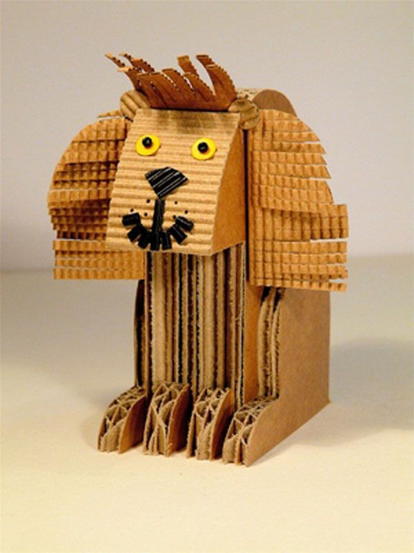 creative recycling of crafts with cardboard 54