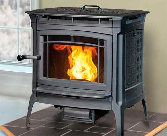 ways to heat a home pellet stove