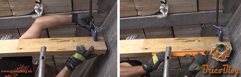 Installation of wooden beams - photo 2