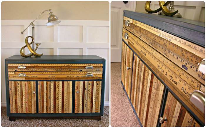 recycle-wood-rulers-restore-furniture