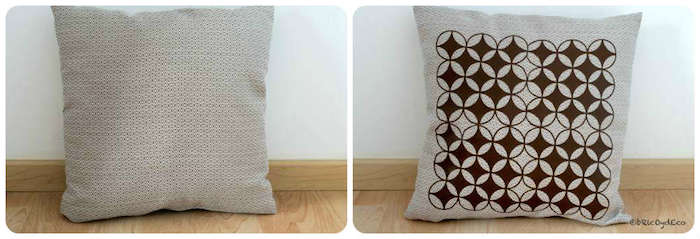 decorate-with-vinyl-textile-cushions-geometric-print