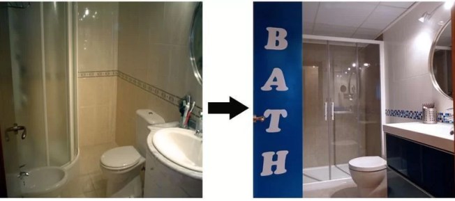 turquoise bathroom renovation