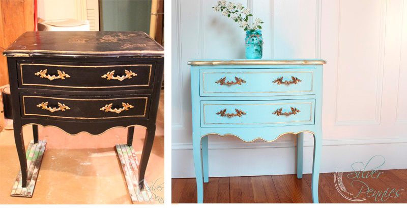 Renovate furniture by painting it