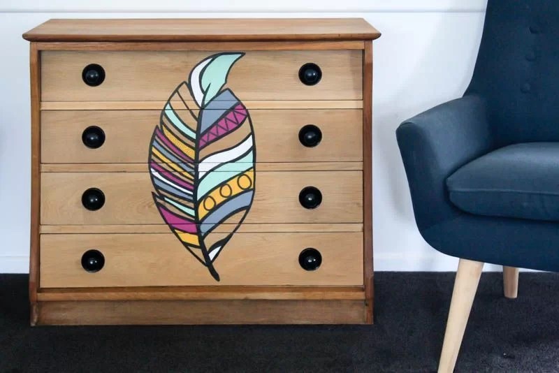 recycle a dresser with paint