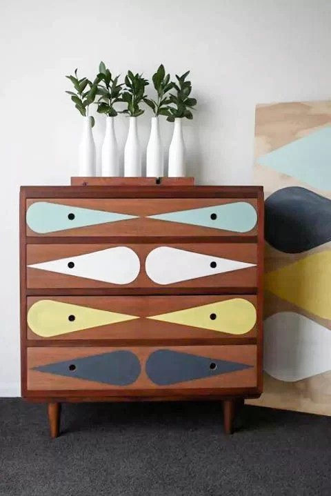 recycle a dresser with paint