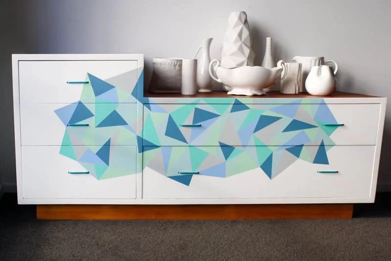 recycle a dresser with paint
