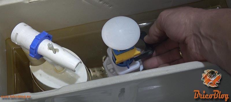 10 flush neck release wc cistern mechanism