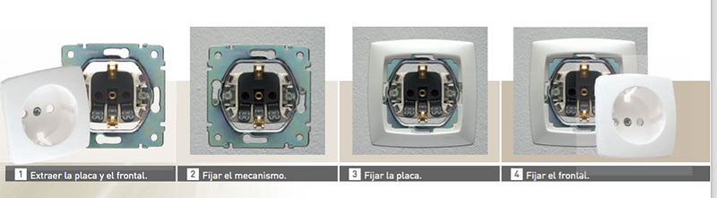 installation electrical mechanisms in 4 steps 