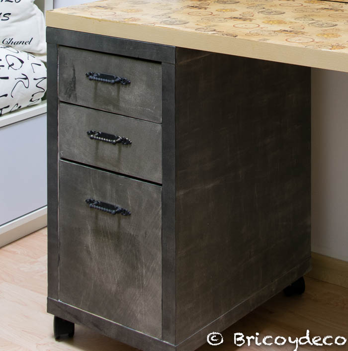 industrial look chest of drawers