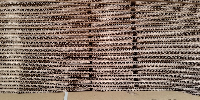 corrugated or honeycomb cardboard 