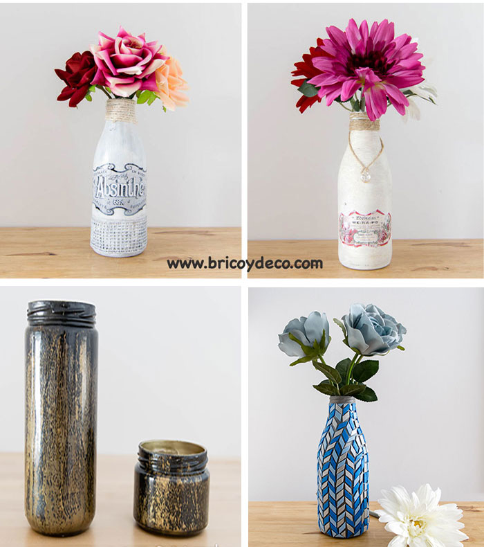 recycle glass to turn it into decorative objects