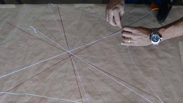 3 mounting the diagonal threads