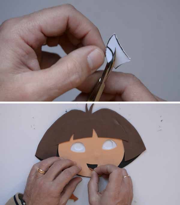 Dora the explorer Children's Mask for Carnival Crafts