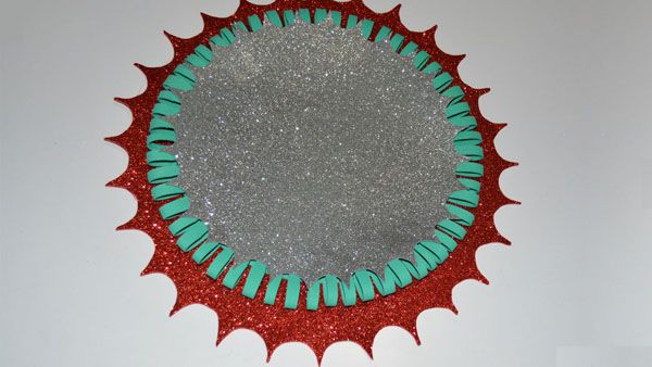 christmas garland with eva rubber