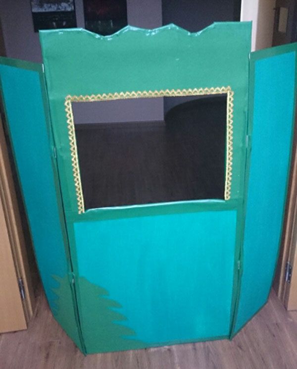 Christmas puppet theater