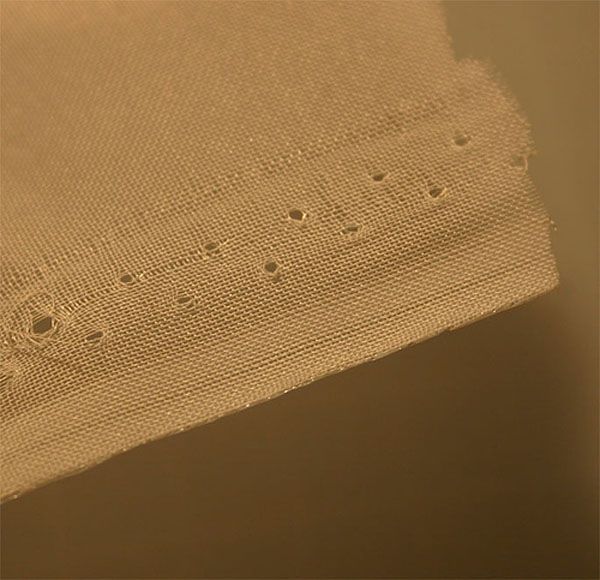 screen printing technique on fabric