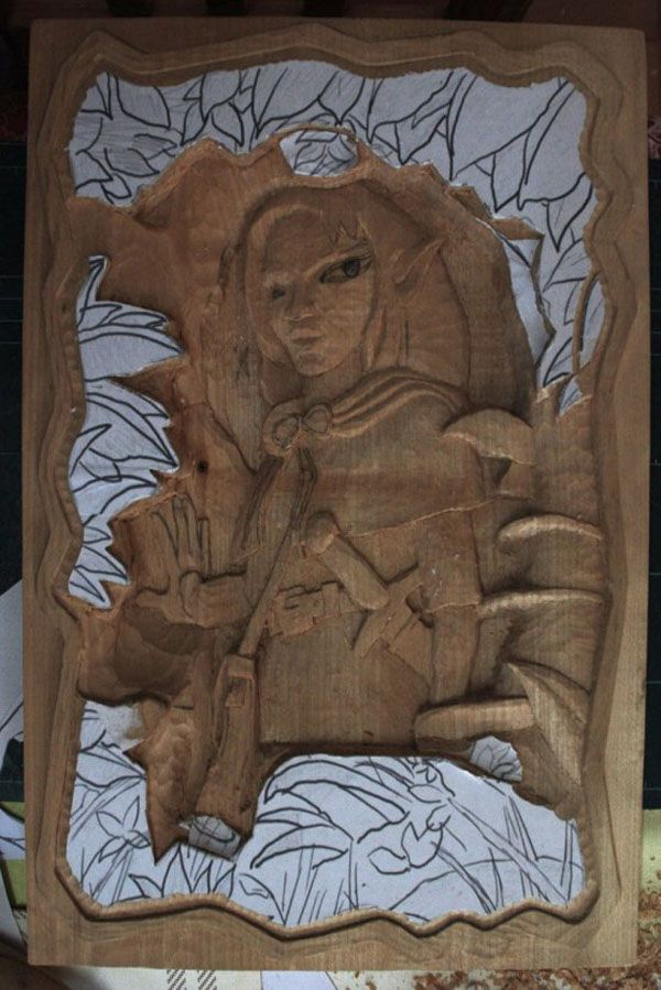 wood carving technique