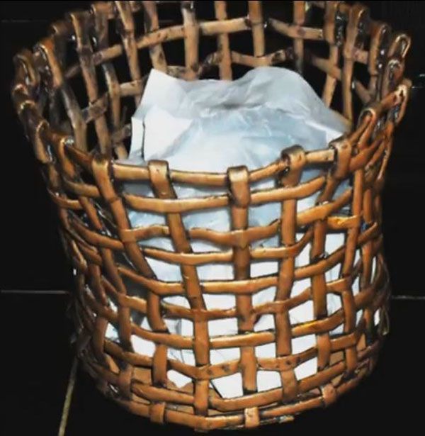 recycled newspaper basket 12