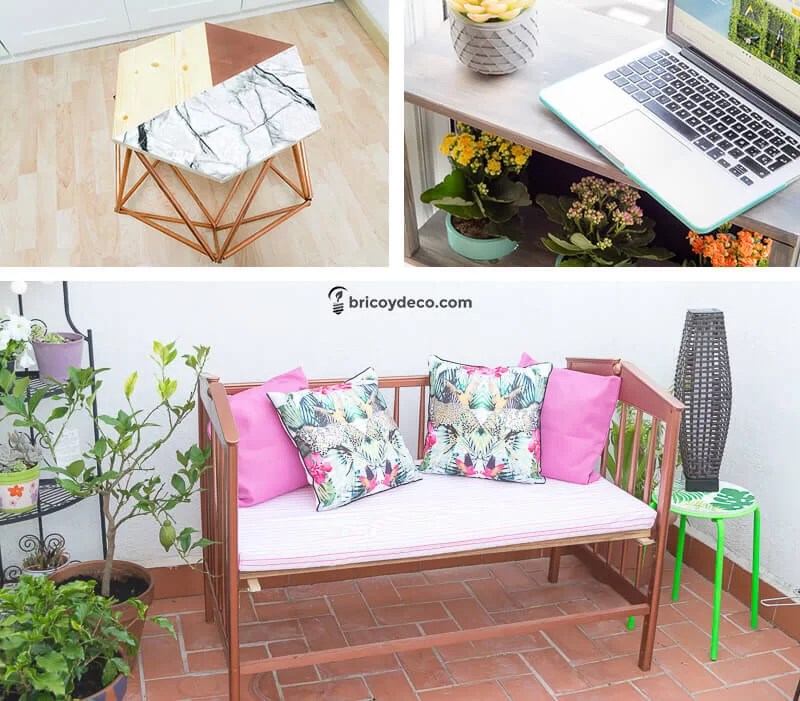 DIY furniture for terrace or garden