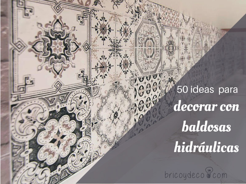 decorate with hydraulic tiles