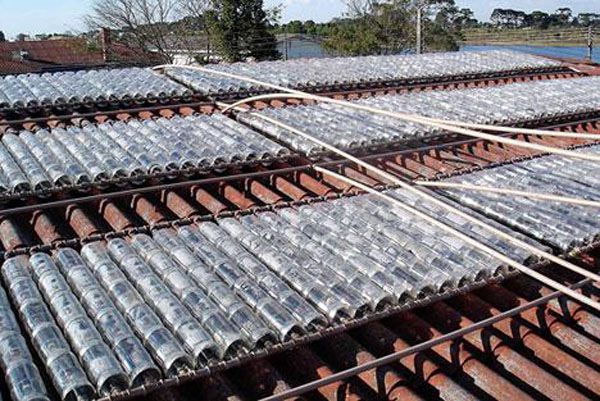 solar panel recycling plastic bottles 1