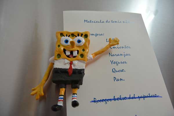 Spongebob 3D modeling with clay 1